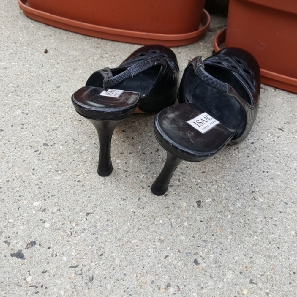 Isaac by Isaac Mizrahi slingbacks 9.5 - Picture 3 of 4